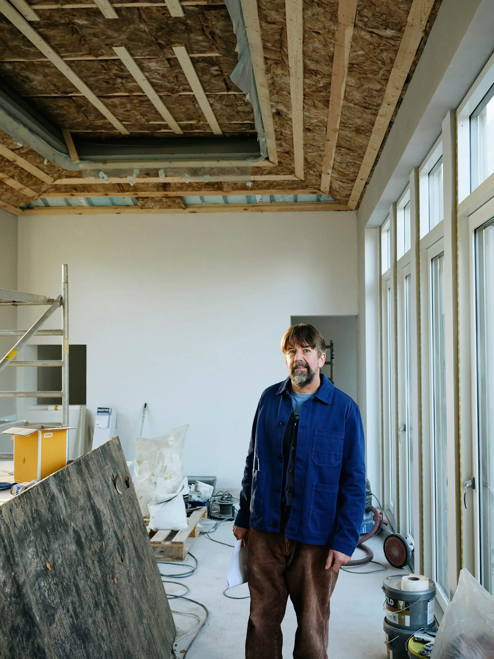 A flat mid-renovation